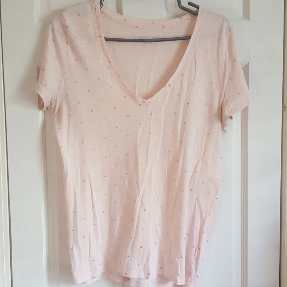 Merona Metallic Accent Top